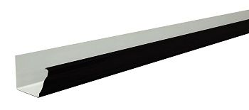 Желоб прямоугольный Vortex Matt 127мм 3м RAL 9005 купить в Москве цена с доставкой в Фелиз Хаус