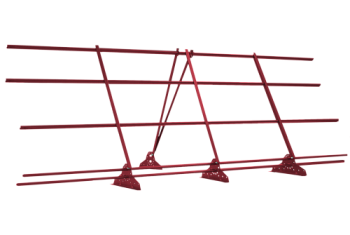 Ограждение кровельное со снегозадержателем GL 1,2х3 RAL 3018, заказать, купить, стоимость, доставка, цена, москва