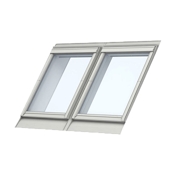 Оклад Velux EKW 2021M комби «бок о бок» для профилированной кровли Фелиз Хаус