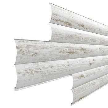 Сайдинг МЕТАЛЛ ПРОФИЛЬ Woodstock-28х330 (ECOSTEEL_MA-01-Беленый Дуб-0.5), заказать, купить, стоимость, доставка, цена, москва