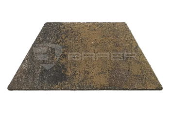 Тротуарная плитка BRAER Трапеция, Color Mix Рускеала, 60 мм