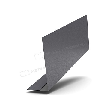Планка карнизного свеса 250х50х2000 (VALORI-20-Grey-0.5), заказать, купить, стоимость, доставка, цена, москва