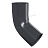 Колено сливное МЕТАЛЛ ПРОФИЛЬ Foramina PUR D100 Ral 7024