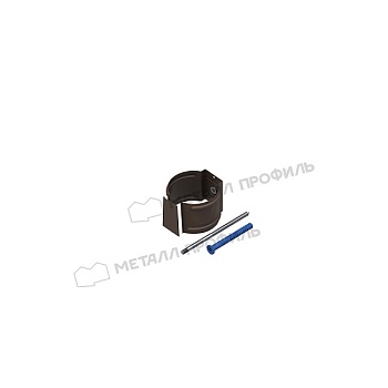 Держатель трубы (на кирпич) МЕТАЛЛ ПРОФИЛЬ Foramina Freeze D100 DarkBrown купить в Москве цена с доставкой в Фелиз Хаус