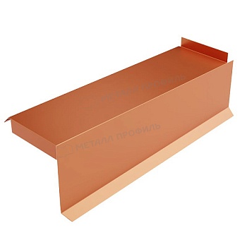 Планка сегментная торцевая правая 400 мм (AGNETA-20-Copper\Copper-0.5), заказать, купить, стоимость, доставка, цена, москва