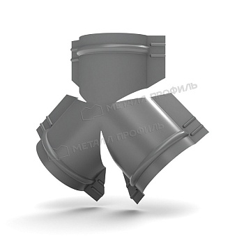Y-образный тройник для круглого конька R110 NormanMP (ПЭ-01-7004-0.5), заказать, купить, стоимость, доставка, цена, москва