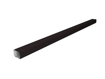 Труба гофрированная Vortex Lite Matt 76х102х3000мм RAL 9005 черный купить в Москве цена с доставкой в Фелиз Хаус