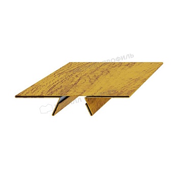 Планка стыковочная сборная нижняя Woodstock 50х33х3000 (ECOSTEEL_T-01-ЗолотойДуб-0.5), заказать, купить, стоимость, доставка, цена, москва