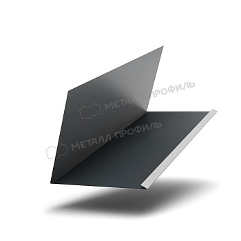 Планка примыкания верхняя к трубе FASTCLICK 250х240х2000 NormanMP (ПЭ-01-7016-0.5), заказать, купить, стоимость, доставка, цена, москва