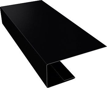 J-Профиль 18мм Grand Line 0,5 Полидэкстер TwinColor RAL 9005 черный (3м), заказать, купить, стоимость, доставка, цена, москва