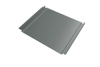 Кликфальц Double Pro Grand Line 0,45 PE с пленкой на замках RAL 7005 мышино-серый, заказать, купить, стоимость, доставка, цена, москва
