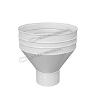 Воронка водосборная МЕТАЛЛ ПРОФИЛЬ ПРОЕКТ D350х150 Ral 9003