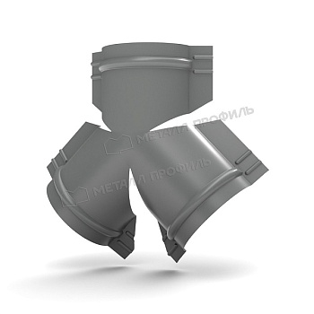 Y-образный тройник для круглого конька R110 NormanMP (ПЭ-01-9006-0.5), заказать, купить, стоимость, доставка, цена, москва