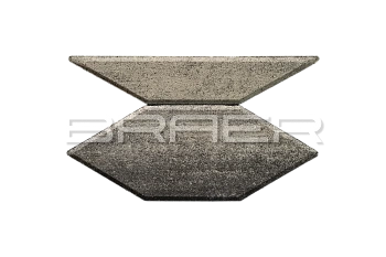 Тротуарная плитка BRAER Карат, Color Mix Ночь, 80 мм