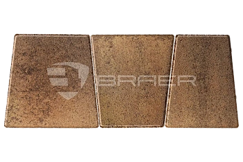 Тротуарная плитка BRAER Старый город Веймар, Color Mix Прайд, 60 мм