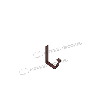 Держатель желоба карнизный МЕТАЛЛ ПРОФИЛЬ БЮДЖЕТ 120х86 Ral RR 32 купить в Москве цена с доставкой в Фелиз Хаус