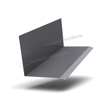 Планка примыкания верхняя к стене FASTCLICK 150х135х2000 (VALORI-20-Grey-0.5), заказать, купить, стоимость, доставка, цена, москва