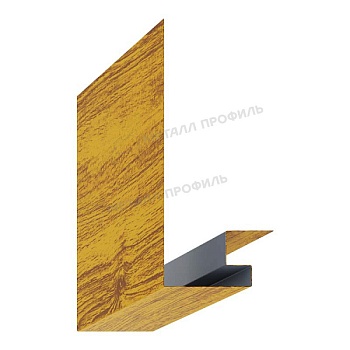 Планка откоса сложная 3D 245х75х2000 (ECOSTEEL_T-01-ЗолотойДуб-0.5), заказать, купить, стоимость, доставка, цена, москва