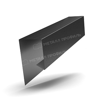 Планка завершающая сложная 30х25х3000 (VikingMP-01-9005-0.45), заказать, купить, стоимость, доставка, цена, москва