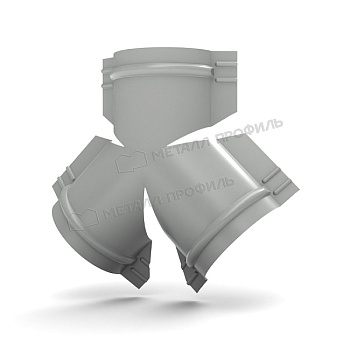 Y-образный тройник для круглого конька R110 NormanMP (ПЭ-01-9003-0.5), заказать, купить, стоимость, доставка, цена, москва