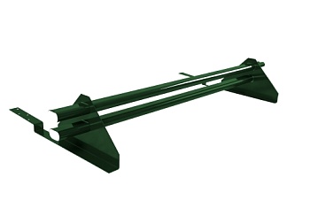 Снегозадержатель трубчатый для композ. черепицы RAL6005 (3м), заказать, купить, стоимость, доставка, цена, москва