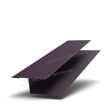 Планка стыковочная универсальная 50х18х2000 (VALORI-20-Violet-0.5), заказать, купить, стоимость, доставка, цена, москва