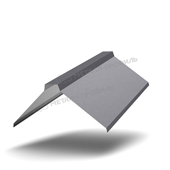 Планка конька плоского 155х155х2000 (VALORI-20-Grey-0.5), заказать, купить, стоимость, доставка, цена, москва