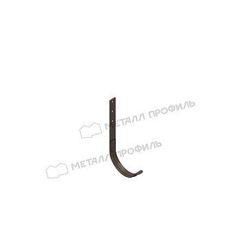 Держатель желоба МЕТАЛЛ ПРОФИЛЬ Foramina Freeze D125х280 DarkBrown купить в Москве цена с доставкой в Фелиз Хаус