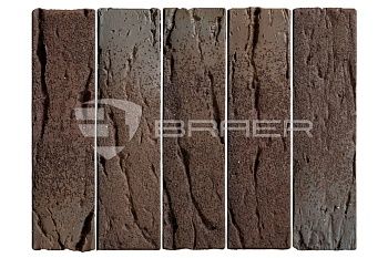 Облицовочный кирпич BRAER кладка Этна, кора дуба, 1 НФ