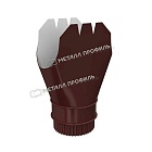 Воронка выпускная МЕТАЛЛ ПРОФИЛЬ ПРОЕКТ D185х150 Ral 8017