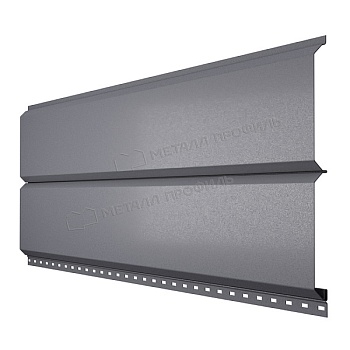 Сайдинг МЕТАЛЛ ПРОФИЛЬ Lбрус-15х240 (VALORI-20-Grey-0.5), заказать, купить, стоимость, доставка, цена, москва
