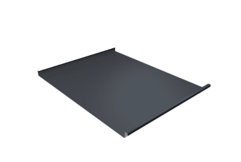 Фальц двойной стоячий Grand Line 0,45 Drap TX с пленкой на замках Drap TwinColor RAL 7024 мокрый асфальт, заказать, купить, стоимость, доставка, цена, москва