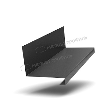 Планка примыкания нижняя к трубе FASTCLICK 150х200х2000 (VALORI-20-DarkGrey-0.5), заказать, купить, стоимость, доставка, цена, москва