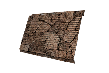 Софит Вертикаль 0,2 Grand Line gofr 0,45 Print Elite с пленкой King Stone TwinColor, заказать, купить, стоимость, доставка, цена, москва
