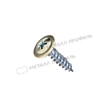 Саморез 4,2х16 RAL 1015 ( светлая слоновая кость ) острый с прессшайбой, заказать, купить, стоимость, доставка, цена, москва