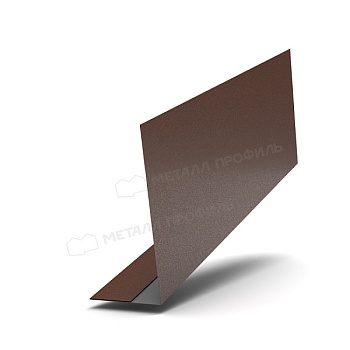 Планка карнизного свеса 200х30х2000 (VALORI-20-Brown-0.5), заказать, купить, стоимость, доставка, цена, москва
