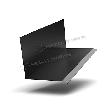 Планка примыкания верхняя к стене FASTCLICK 150х135х2000 (PURMAN-20-9005-0.5), заказать, купить, стоимость, доставка, цена, москва