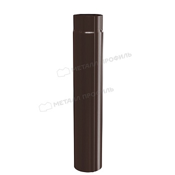 Труба водосточная МЕТАЛЛ ПРОФИЛЬ Foramina PUR D100х3000 Ral 8017 купить в Москве цена с доставкой в Фелиз Хаус