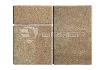 Тротуарная плитка BRAER Старый город Ландхаус, Color Mix Миндаль, 80 мм