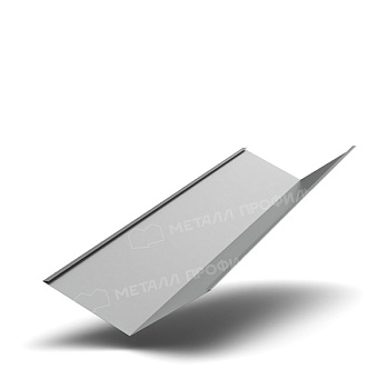 Планка ендовы нижняя 298х298х2000 NormanMP (ПЭ-01-9006-0.5), заказать, купить, стоимость, доставка, цена, москва