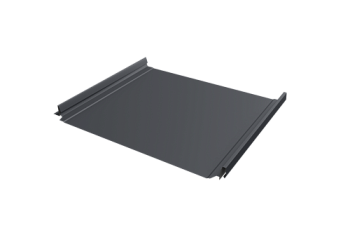 Кликфальц Pro Grand Line 0,45 PE с пленкой на замках RAL 7024 мокрый асфальт, заказать, купить, стоимость, доставка, цена, москва