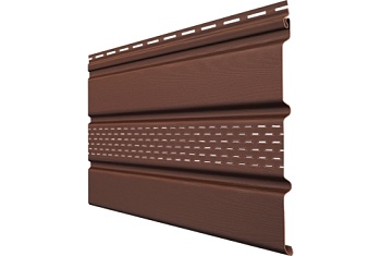 Софит Classic Grand Line частично перфорированный шоколадный (3,0м), заказать, купить, стоимость, доставка, цена, москва