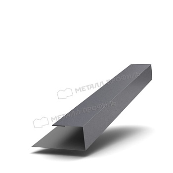 Планка J-профиль 24х18х3000 (VALORI-20-Grey-0.5), заказать, купить, стоимость, доставка, цена, москва