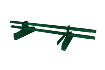 Снегозадержатель трубчатый под фальц Premium 45х25 RAL 6005 (3м)ОЦ, заказать, купить, стоимость, доставка, цена, москва