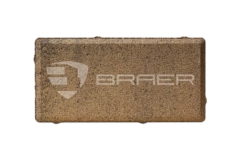 Тротуарная плитка BRAER Прямоугольник, Color Mix Прайд, 40 мм