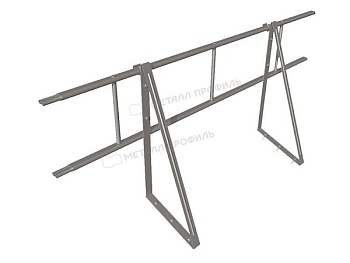 Ограждение кровельное ОК-h600х1860 мм (9006), заказать, купить, стоимость, доставка, цена, москва