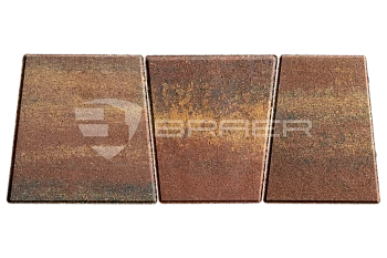 Тротуарная плитка BRAER Старый город Веймар, Color Mix Мальва, 60 мм