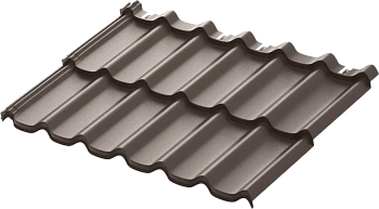 Металлочерепица Стокгольм модульная 0.5мм Rooftop Бархат (Rooftop Matte) Россия RR 32 0.775м Aquasystem, заказать, купить, стоимость, доставка, цена, москва