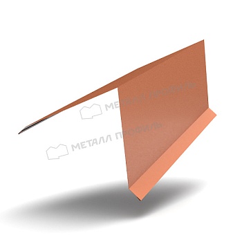 Планка конька кровли односкатной 185х185х2000 (VikingMP E-20-8004-0.5), заказать, купить, стоимость, доставка, цена, москва
