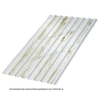 Профлист МЕТАЛЛ ПРОФИЛЬ МП-20x1100-A (ECOSTEEL_MA-01-Беленый Дуб-0,5), заказать, купить, стоимость, доставка, цена, москва